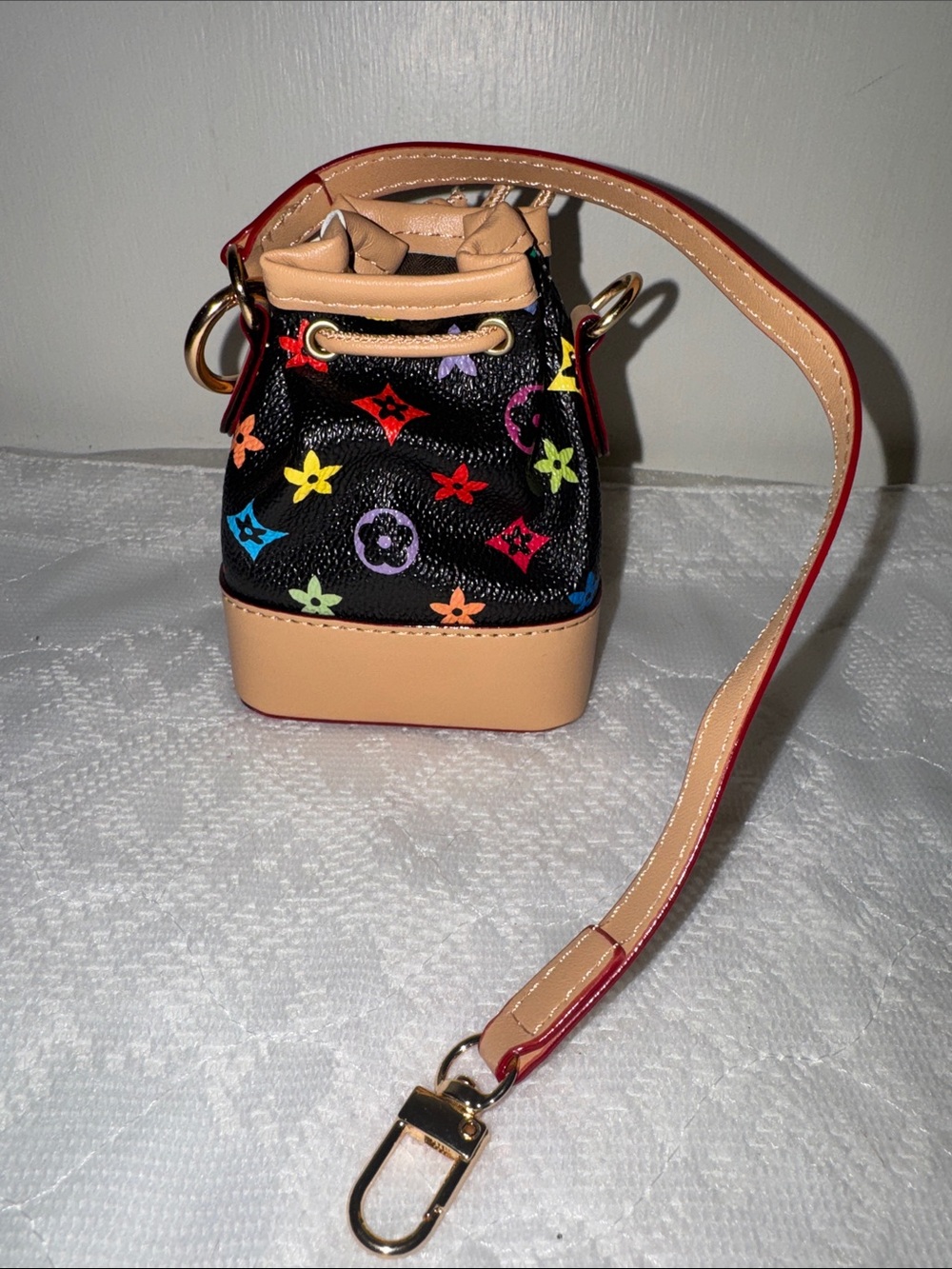 Monogram Mini Bag Charm - Picture 6 of 6